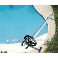Swimming In-ground Pool Cover Roller, Solar Cover Reel P1821 w/ss frame for aluminium tubes with 8pcs Elastic Straps